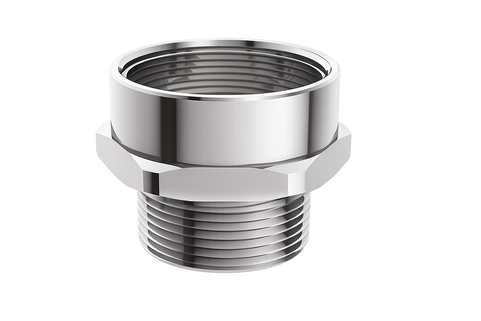 Adaptor Stainless Steel (SS316L) (Metric to Metric)