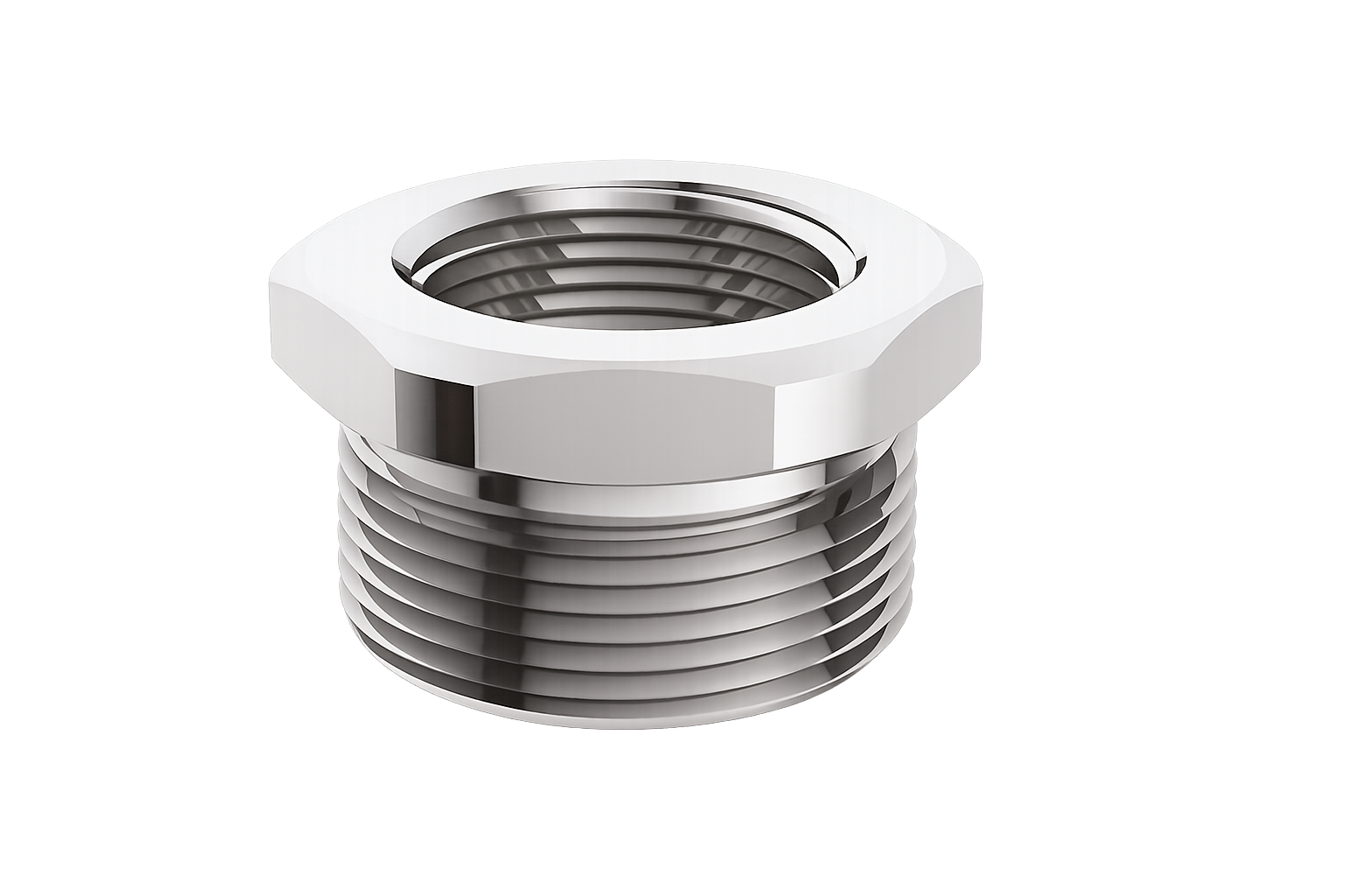 Reducer Brass Nickle Plated (BNP), (NPT to NPT  Thread)