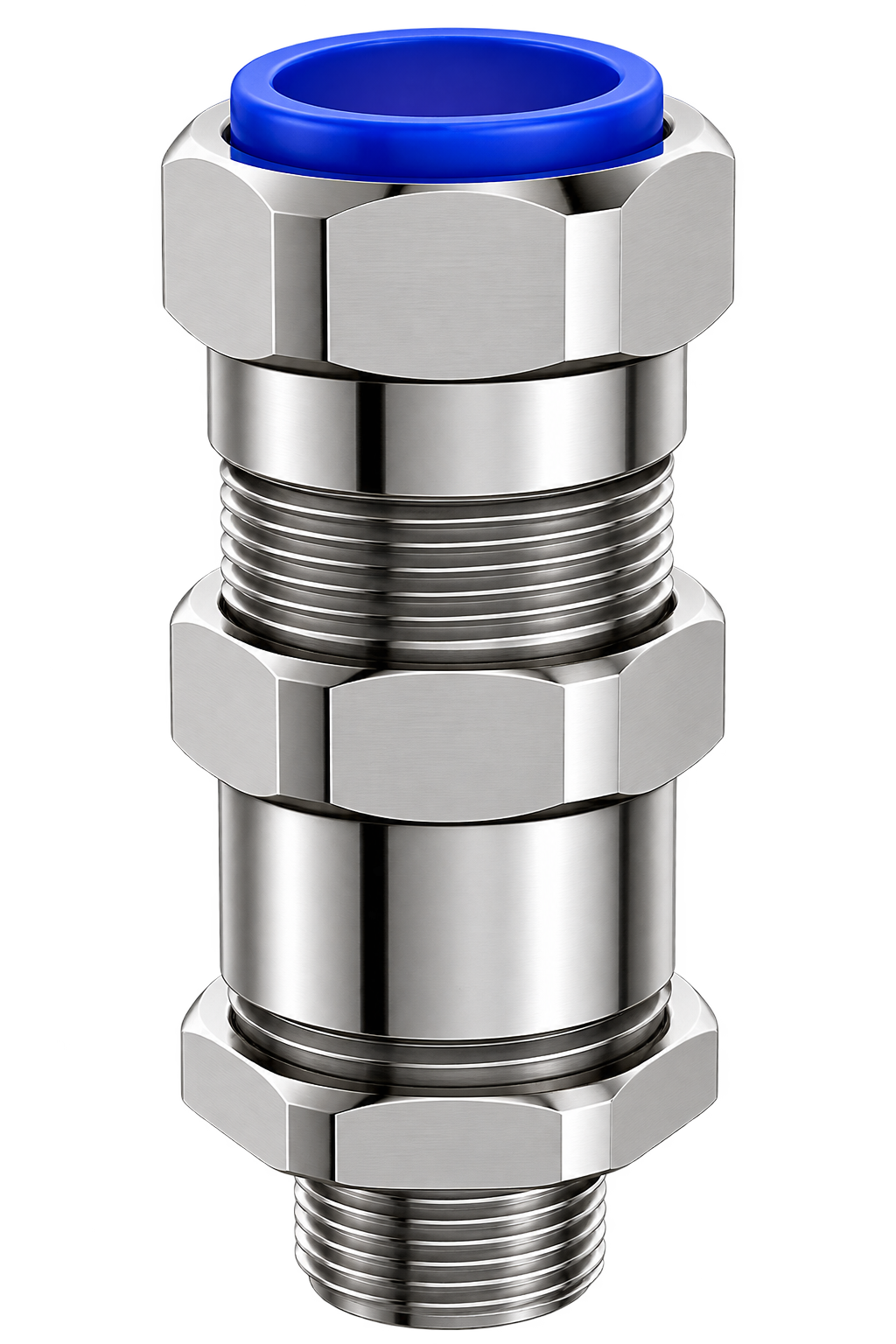 E1WB Barrier Cable Gland Stainless Steel (SS316L)  Metric Thread
